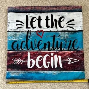 Colorful Adventure Throw Pillow Cover